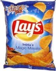 Lays India's Magic Masala Potato Chips 52 Grams By Frito Lay India