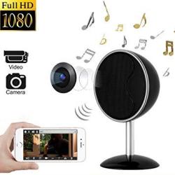 1080P WIFI Hidden Spy Camera Video Recorder Night Vision Speaker 170° Nanny Cam