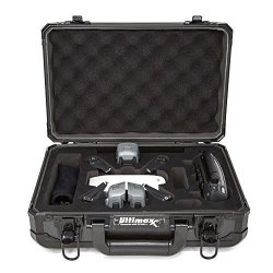 Ultimaxx Lightweight Aluminum Water Resistant Travel Carry Case For Dji Spark Drone Quadcopters