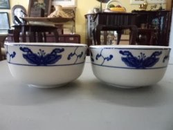 Small Blue & White Bowls