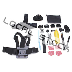 Local Stock 23 In 1 Kit Accessories Set For Gopro Hero Sj4000 Xiaomi Yi Action Camera