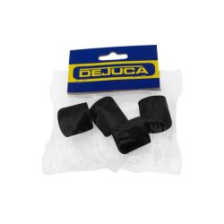 - Round - Rubber - Ferrules - 19MM - 4 PKT - 3 Pack
