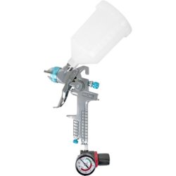 Spray Gun Hvlp 1.4MM Nozzle With Spare 1.7MM Nozzle Kit And Regulator
