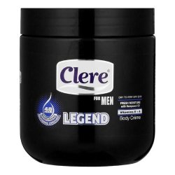Clere For Men Legend Fresh Moisture Dry To Very Dry Skin Body Cream Tub 400ML