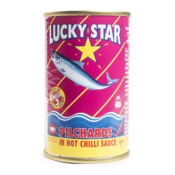 Lucky Star Pilchards In Hot Chilli Sauce 155 G