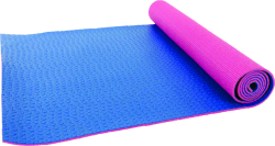 Deluxe Textured Yoga Mat - Blue pink
