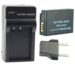 Generic 1400mah Lp-e17 Battery + Ac Dc Charger For Canon Eos M3 750d 760d Camera