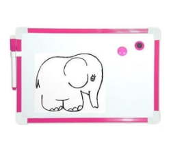 A4 Magnetic Whiteboard Pink