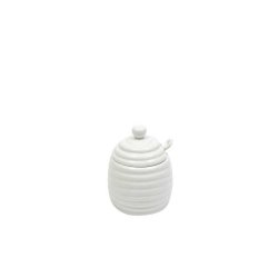 Basics Maxwell & Williams White Honey Pot With Spoon Gift Boxed