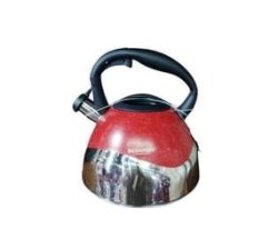 Stove Top Kettle - Red And Silver