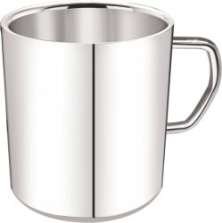Leisure Quip Leisure-quip Stainless Steel Double Walled Large Coffee Mug 420ML