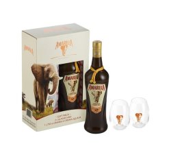 Amarula Cream Liqueur And 2 Glasses In Giftpack 1 X 750ML