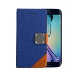 Astrum Mobile Case Matte Flip Cover Galaxy S6 Edge Blue