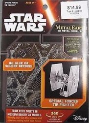 Star Wars Special Forces Tie Fighter Metal Earth Mms267