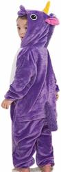 Winter Fall Girls Boys Kids Plush One Piece Purple Skyhorse Home Dress Hoodies Purple 95 110 HEIGHT:39"-43"