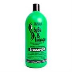 Style And Image New Hair Care System Shampoo 1 Litre Bottle- For Use On Hair Scalp And Body Natural Braid And Weave Cleanser Anti-itch