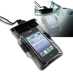 Everydaysource Premium Waterproof Bag Case Lanyard Compatible With Apple Ipod Nano 7 7TH Generation - Black