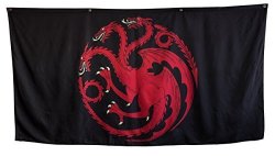 Game Of Thrones House Sigil Giant Banner 62" By 118" Targaryen