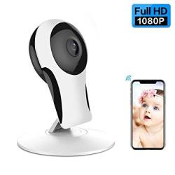 1080P Security Camera Anbahome Wifi Camera Wireless Ip Cam For Home Surveillance Pet And Baby Monitor With Night Vision Two Way Audio Support 128G Sd