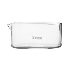 Glass Crystallizing Dish With Spout 100 Mm Diameter X 50 Mm Height 300 Ml Capacity Single