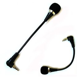 High Quality New 3.5MM Jack Flexible Microphone MIC For PC Laptop Notebook Skype^.
