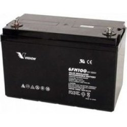 12V 100AH Deep Cycle Battery Black - Agm Technology