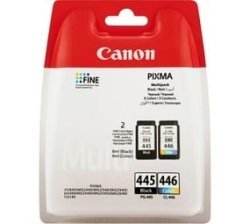 Canon PG-445 Black And CL-446 Colour Printer Ink Cartridges Original 8283B004 Multi-pack