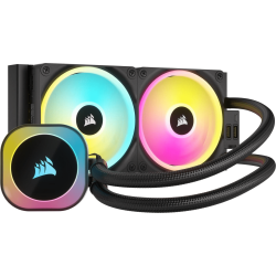 Icue Link H100I Rgb Aio 240MM Liquid Cpu Cooler Black CW-9061001-WW