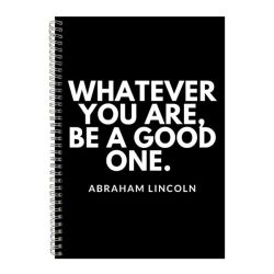 Good One A4 Notebook Spiral Lined Motivational Sayings Graphic Notepad 247