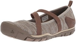 Keen Women's Hush Knit Mj Cnx Mary Jane Flat Brindle canteen 8.5 M Us