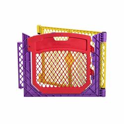 North States 2-PANEL Extension With Door For Multicolor Superyard Colorplay: Increases Play Space Up To 34.4 Sq. Ft. Adds 64 Multicolor