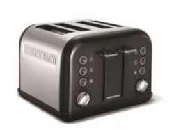 Morphy Richards Accents 4 Slice Toaster Red