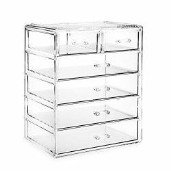 Casafield Makeup Storage Organizer, Clear Acrylic Cosmetic