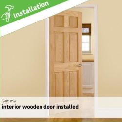 Standard Interior Wooden Door Installation Fee