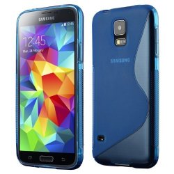 Galaxy S5 Case Cruzerlite S-line Tpu Case Compatible For Samsung Galaxy S5 - Blue