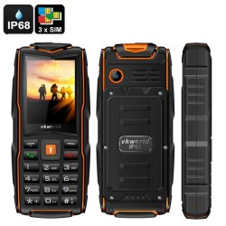 VKworld New Stone V3 GSM Cell Phone Orange