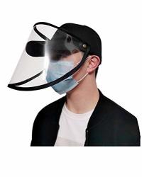 Men Women Kids Full Face Shield Hat Protection Breathable Anti-fog Safety Cap Hat Detachable Face Cover Anti Aroplet Transmission Sun Hat Anti-pollution