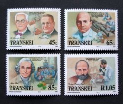 Transkei Mint Set - Celebrities Of Medicine 1993