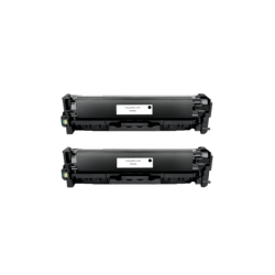 HP Compatible 305X Black Toner Cartridge CE410X 2 Pack