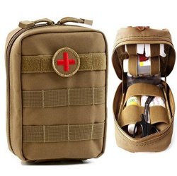 First Aid Kit Blowout Pouch Fully Stocked Medical First Aid Ifak Blowout Utility Pouch Bag Only Khaki