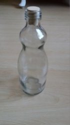 Glass Bottle - Height 25cm