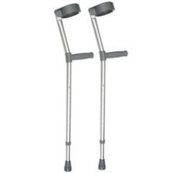 Crutches Elbow Adult Aluminium