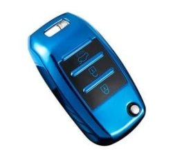 Ckc-kia-b-bl Type B Car Key Tpu Case & Holder Compatible With Ckc-kia-b Kia - Blue