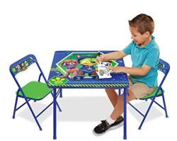 Nickelodeon Patrol Code Paw Activity Table Play Set With Two Chairs Blue-green