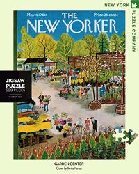 New York Puzzle Company - New Yorker Garden Center - 500 Piece Jigsaw Puzzle