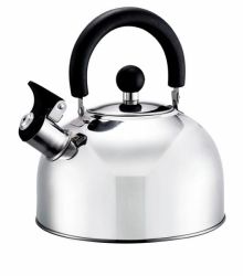 Stainless Steel Whistling Kettle 4L Silver