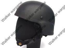 Us Army Mich 2000 Replica Helmet Same Weight Like Real Kevlar Helmet -- Black