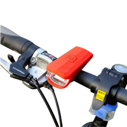 Usb Light Front Led Light Lamp Rechargeable Silica Gel Safety Light For Cycling