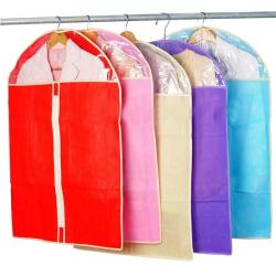 Home Dress Clothes Garment Suit Cover Case Dustproof Storage Bags Protector - M