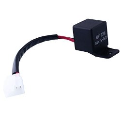 2 Pin Electronic LED Flasher Relay For Motorbike Turn Signal Bulbs Flash 12A^
